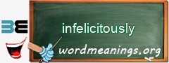 WordMeaning blackboard for infelicitously